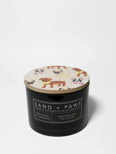 Sand + Paws Mahogany & Teakwood 12 oz scented candle