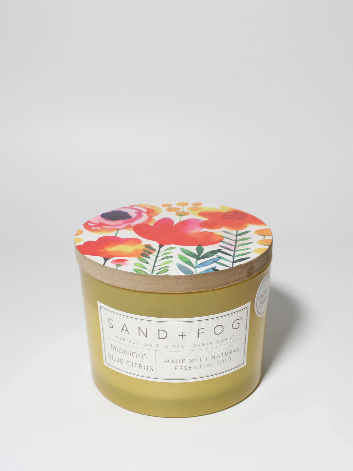 Midnight Blue Citrus 12 oz scented candle