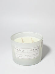 Sand + Paws Tropical Citrus 12 oz scented candle