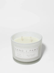 Sand + Paws Olive Lemon 12 oz scented candle