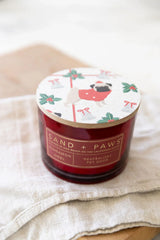 Sand + Paws Cinnamon Noel 12 oz scented candle