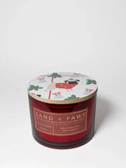 Sand + Paws Cinnamon Noel 12 oz scented candle