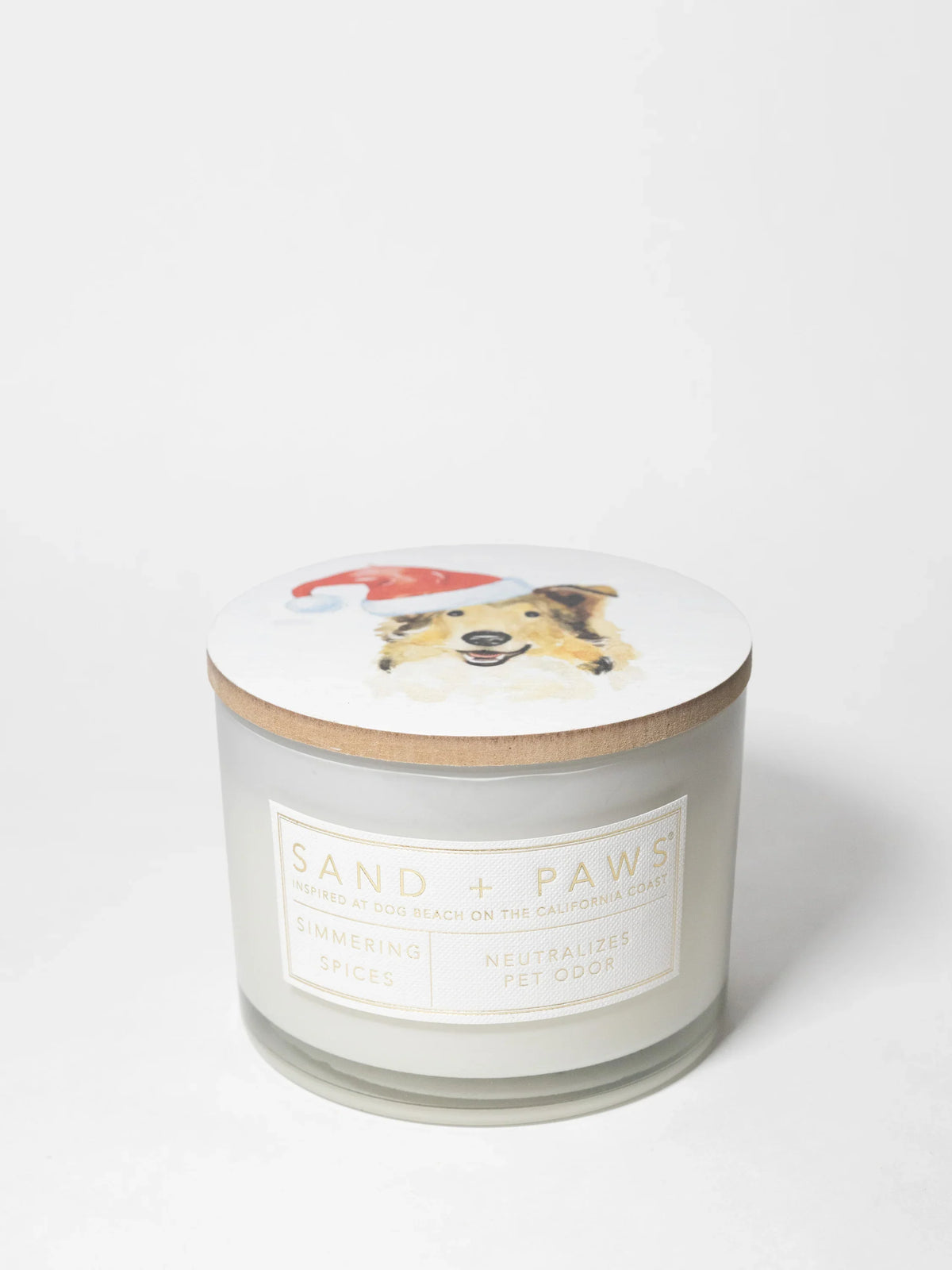 Sand + Paws Simmering Spices 12 oz scented candle