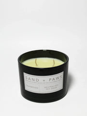 Sand + Paws Teakwood 12 oz scented candle