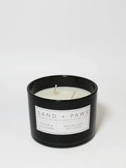 Sand + Paws Cedar & Lavender 12 oz scented candle