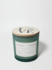 Sand + Paws White Vanilla 21 oz scented candle