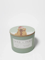 Sand + Paws Winter Pine 12oz scented candle