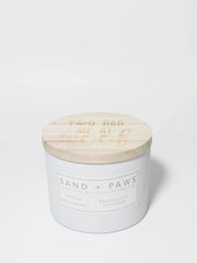 Sand + Paws Lemon & Red Currant 12 oz scented candle
