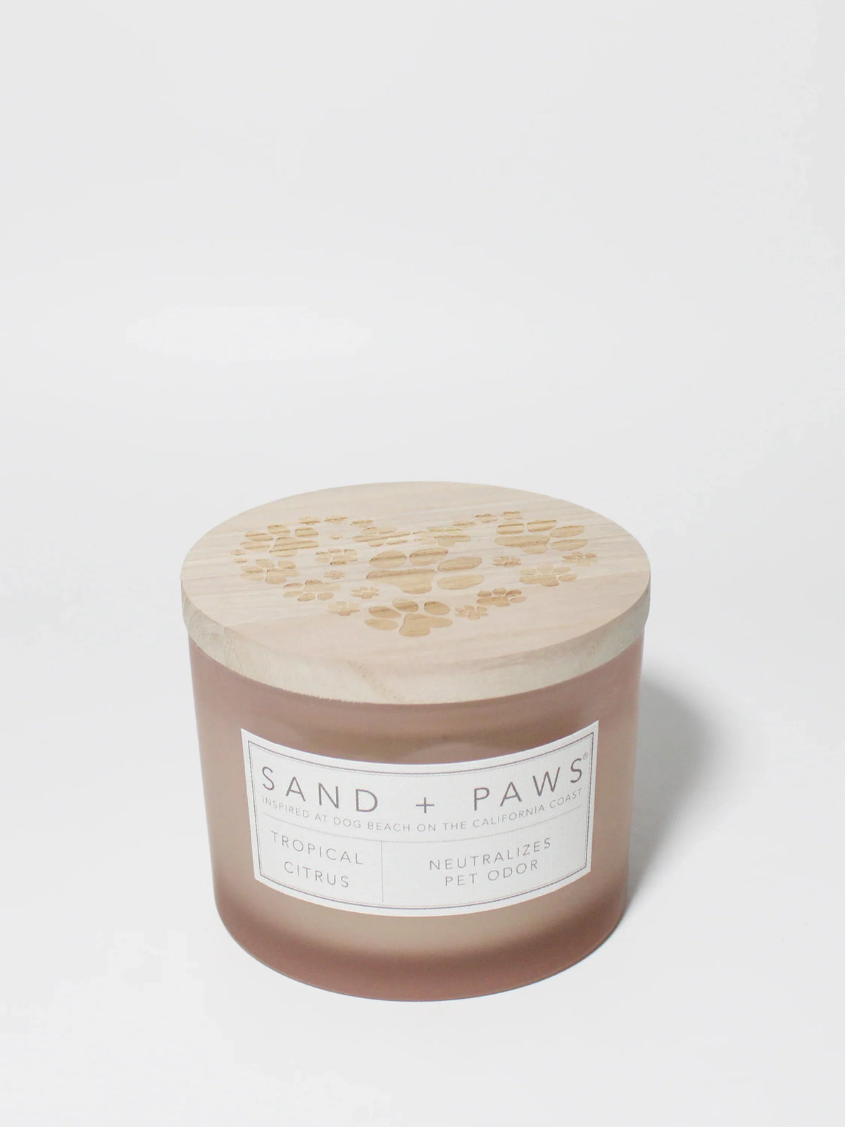 Sand + Paws Tropical Citrus 12 oz scented candle