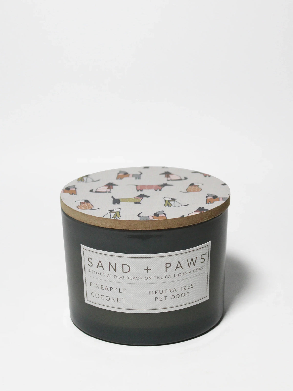 Sand + Paws Pineapple Coconut 12 oz scented candle