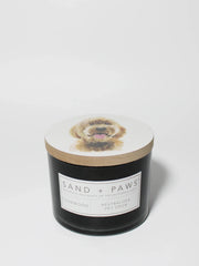 Sand + Paws Teakwood 12 oz scented candle