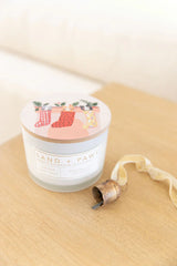 Sand + Paws Juniper Berry Sage 12 oz scented candle