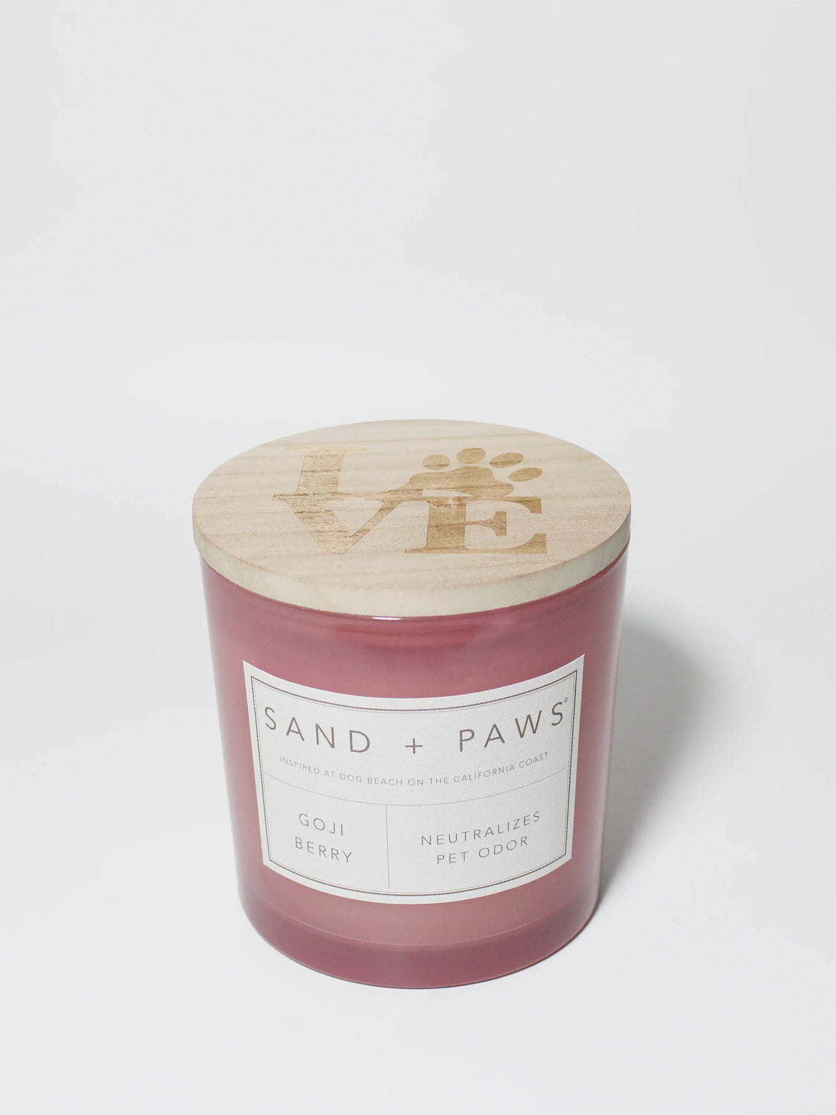 Sand + Paws Goji Berry 21 oz scented candle
