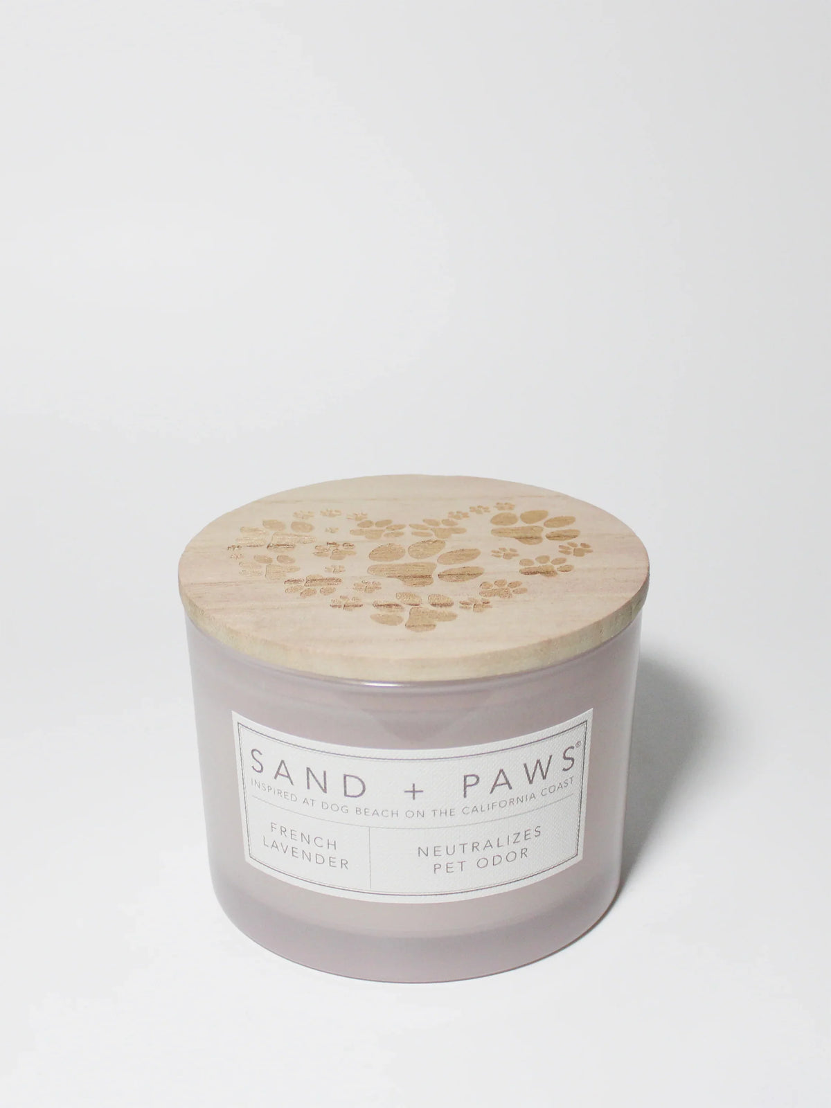 Sand + Paws French Lavender 12 oz scented candle