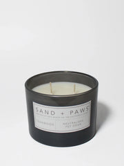 Sand + Paws Teakwood 12 oz scented candle