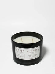 Sand + Paws Vanilla Sandalwood 12 oz scented candle