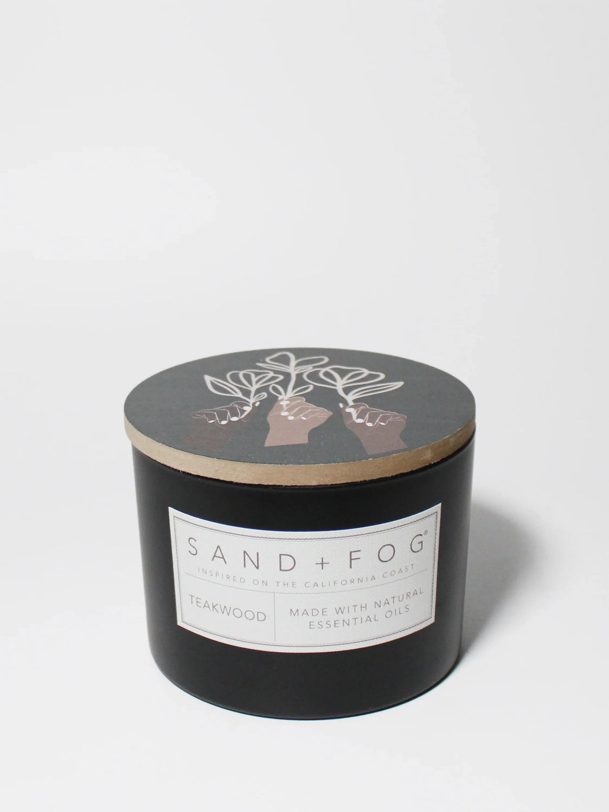 Teakwood 12 oz scented candle