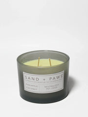 Sand + Paws Pineapple Coconut 12 oz scented candle