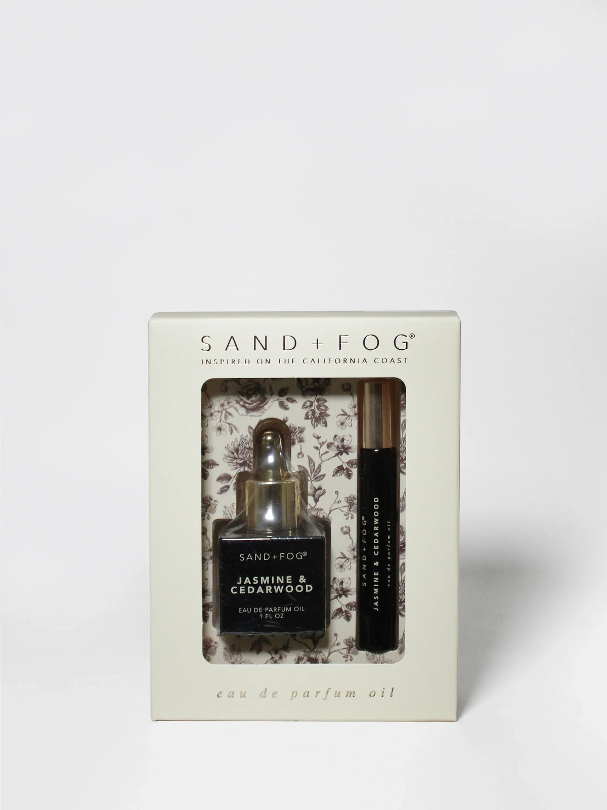 Perfume Oil Rollerball and Perfume Dropper Set - Jasmine & Cedarwood