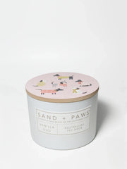 Sand + Paws Vanilla Oud 12 oz scented candle