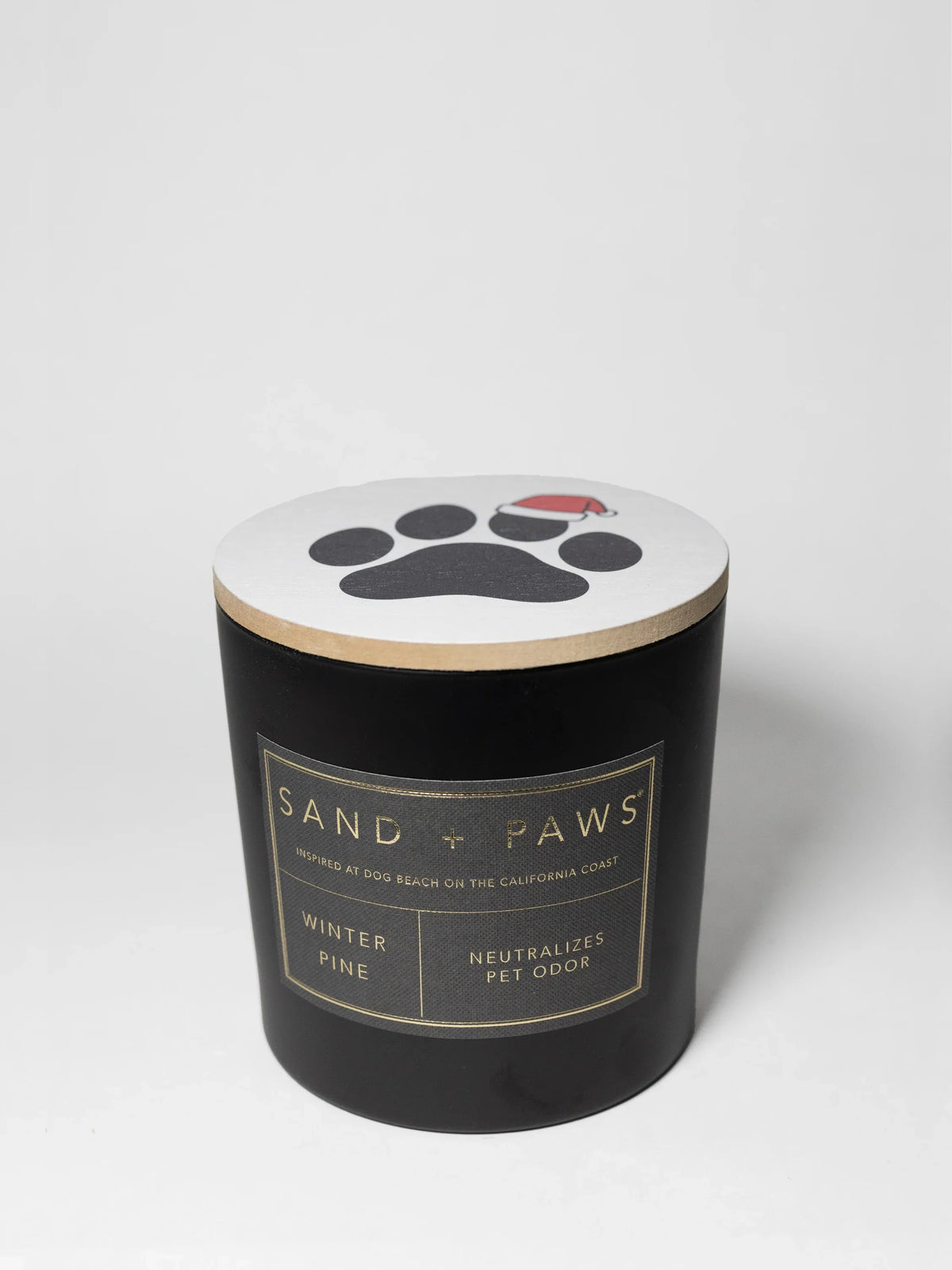 Sand + Paws Winter Pine 21 oz scented candle