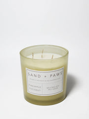 Sand + Paws Pineapple Coconut 21 oz scented candle
