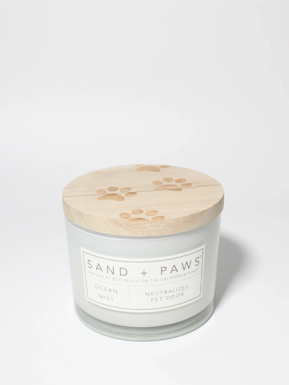 Sand + Paws Ocean Mist 12 oz scented candle