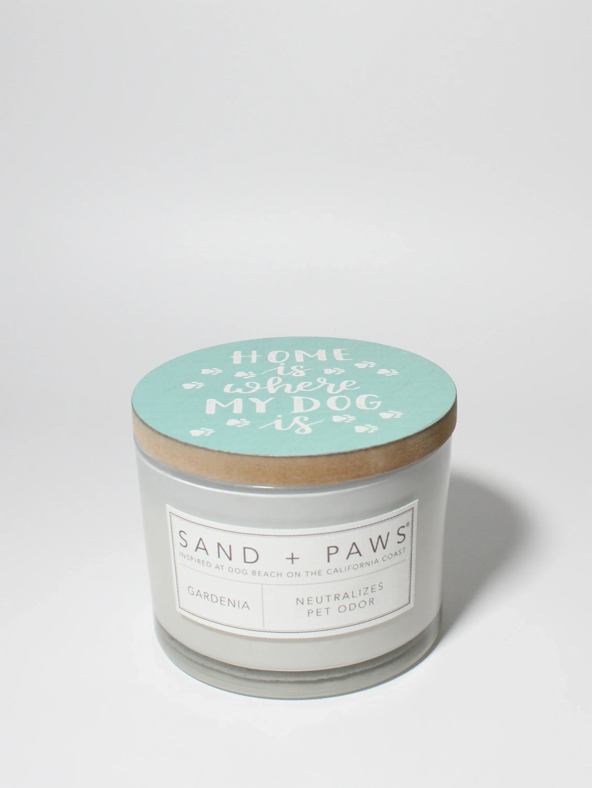 Sand + Paws Gardenia 12 oz scented candle