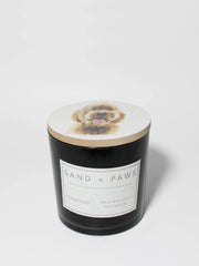 Sand + Paws Teakwood 21 oz scented candle