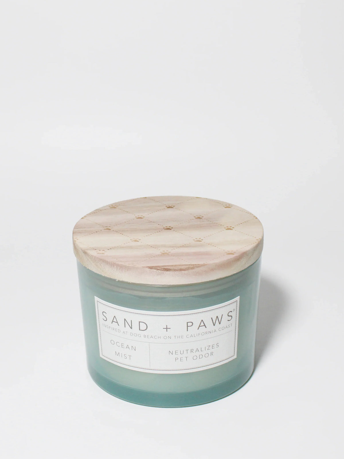 Sand + Paws Ocean Mist 12 oz scented candle