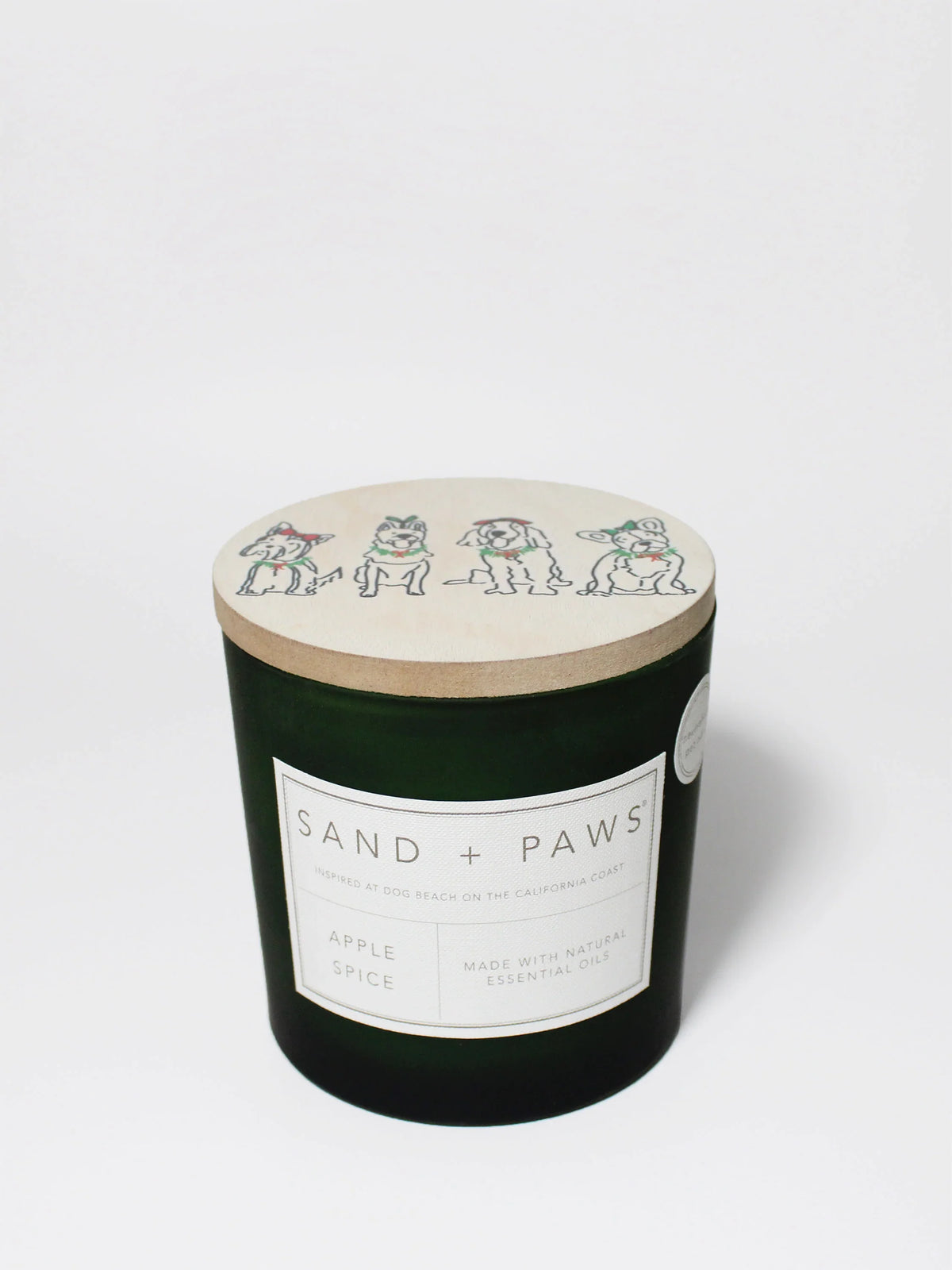 Sand + Paws Apple Spice 21 oz scented candle