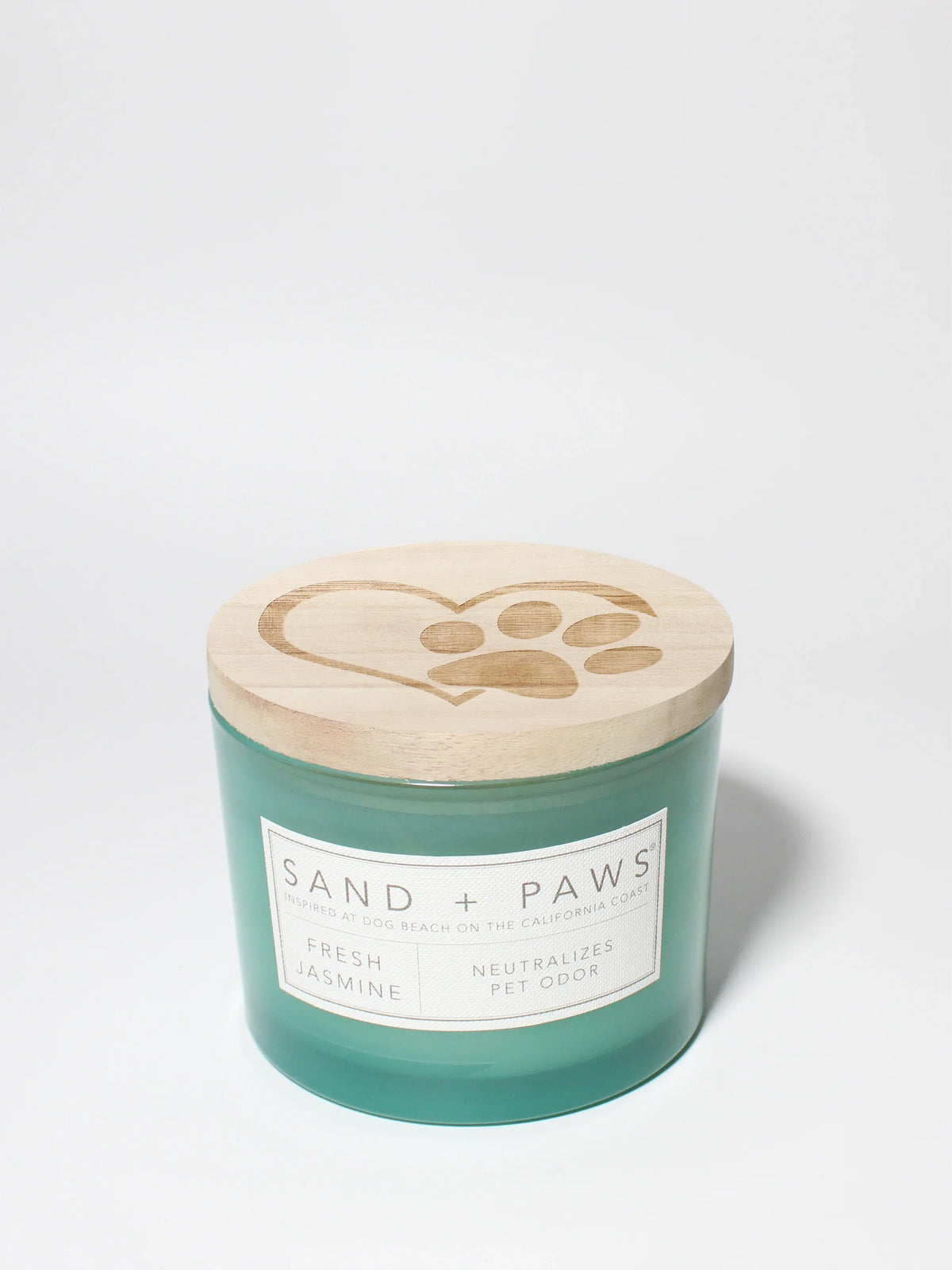 Sand + Paws Fresh Jasmine 12 oz scented candle