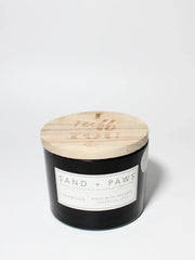 Sand + Paws Teakwood 12 oz scented candle