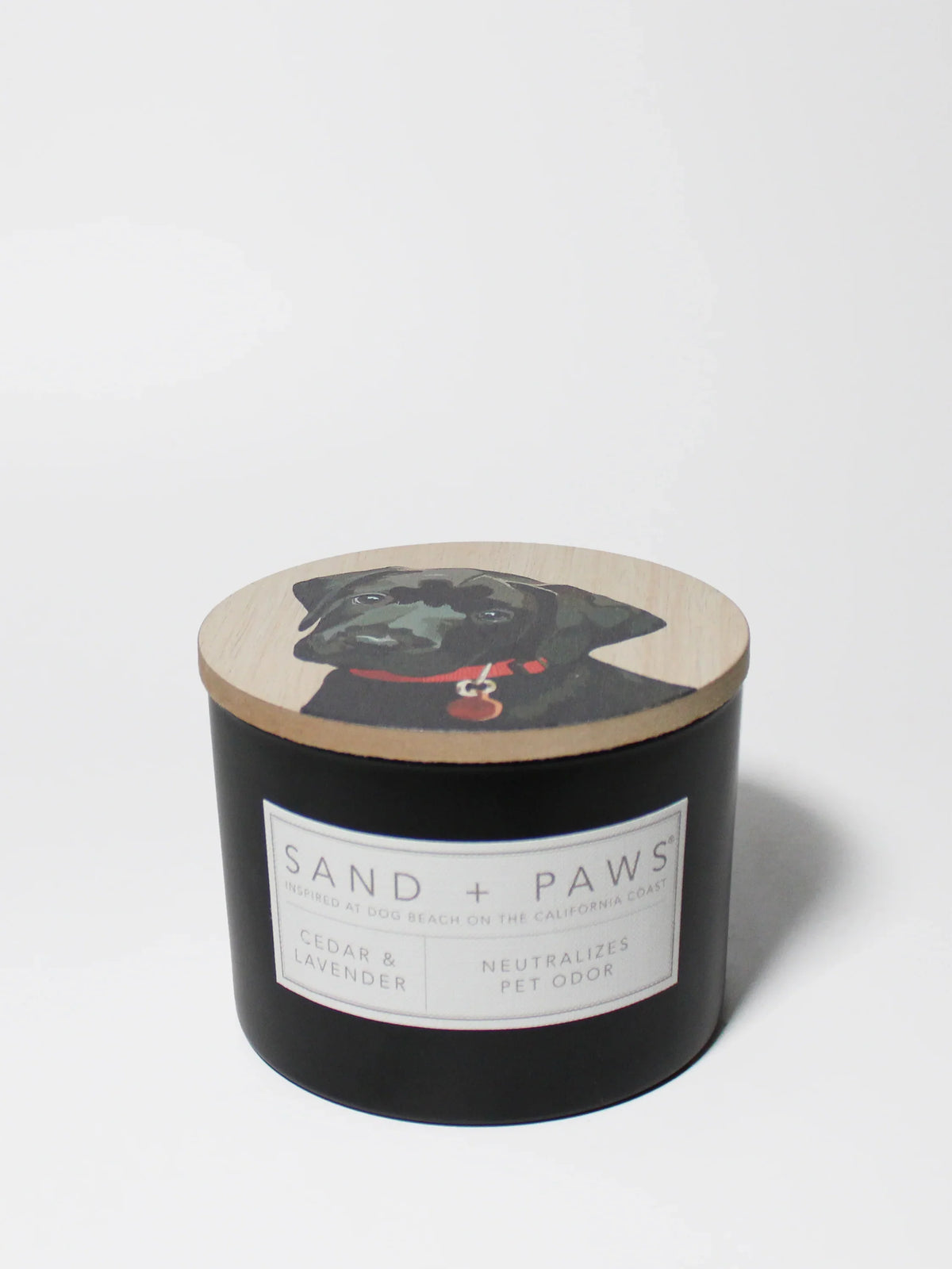 Sand + Paws Cedar & Lavender 12 oz scented candle